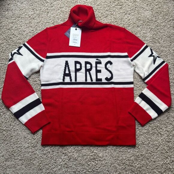 Perfect Moment Apres Ski Sweater XL Merino Wool Base Layer Red White XL NWT - Picture 5 of 9